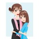 Mother and her teen doughter